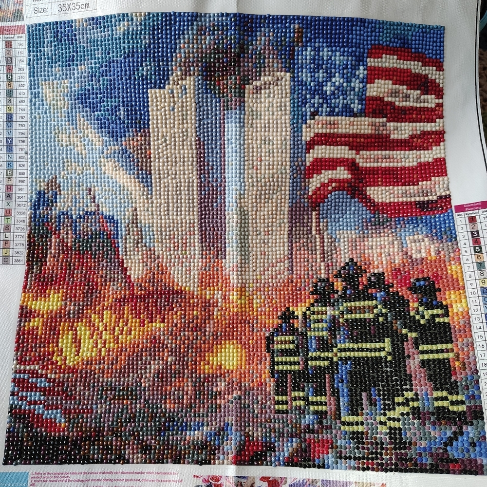 Patriotic Firefighter Wall Art